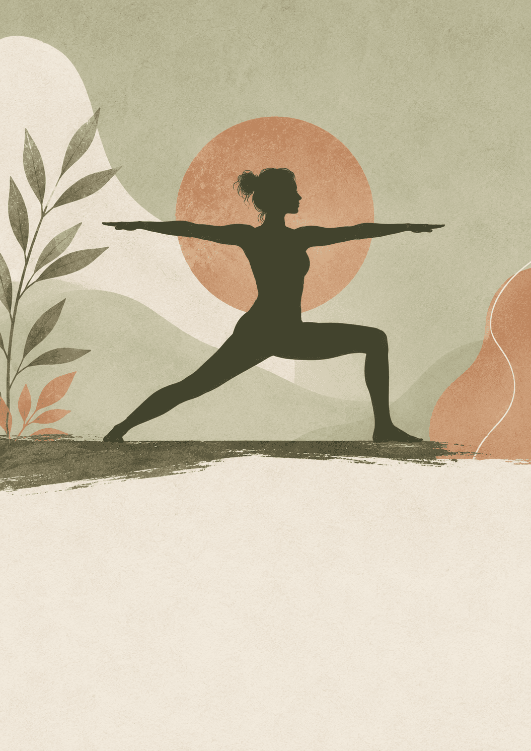 Promo flyer for Bay Park Yoga
